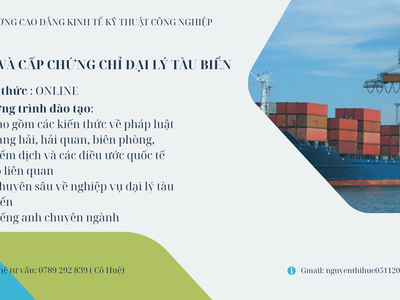 Mở lớp đào tạo và cấp chứng chỉ ĐẠI LÝ TÀU BIỂN 0