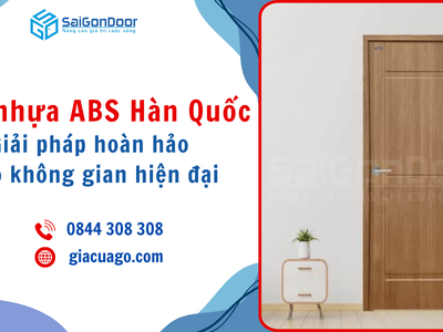 Cửa nhựa ABS Hàn Quốc Giải pháp hoàn hảo cho không gian hiện đại 0