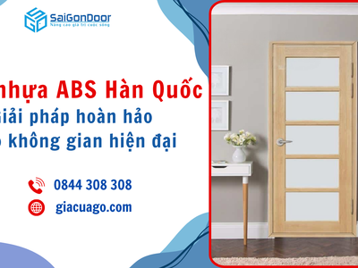 Cửa nhựa ABS Hàn Quốc Giải pháp hoàn hảo cho không gian hiện đại 3