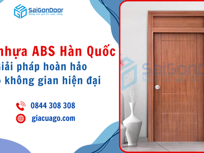 Cửa nhựa ABS Hàn Quốc Giải pháp hoàn hảo cho không gian hiện đại 4