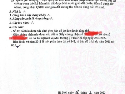 Sở hữu lô đất xã minh trí - đường rải nhựa - giáp sân golf sóc sơn và hồ ban tiện  1.5 tỷ 0