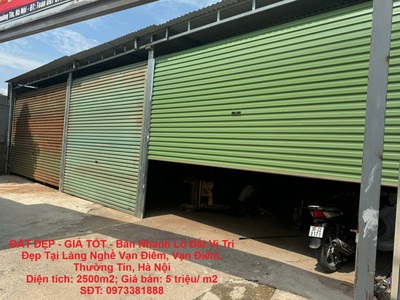 Đất đẹp - giá tốt - bán nhanh lô đất vị trí đẹp tại làng nghề vạn điểm, vạn điểm, thường tín, hà nội 0