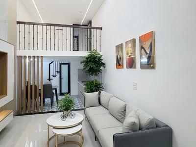 Nhà đẹp hai mặt ngõ tôn đức thắng, 30m2, 6.1 tỷ, nhà xây tâm huyết, thiết kế hiện đại, 0