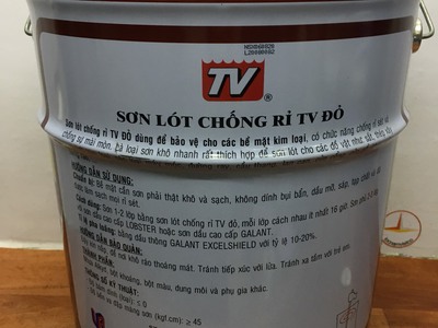 Sơn Lót chống rỉ TV màu đỏ chu 17.5L 2