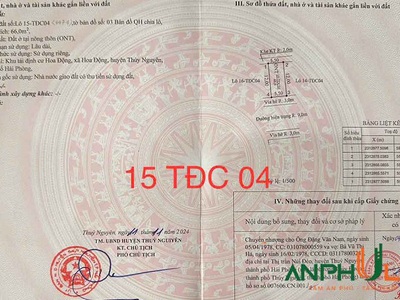 Cần bán siêu phẩm liền kề tái định cư Hoa Động, Phường Hoa Động, TP Thủy Nguyên 3