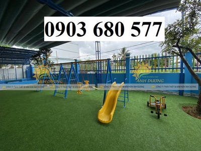 Thang leo liên hoàn kết hợp xích đu, cầu trượt cho trẻ em 2