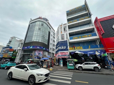 Cho thuê nhà 233 - 235 Tân Hương, Tân Quy, Tân Phú. Hầm, 1 trệt, 5 lầu, TM, PCCC chỉ 120tr 0