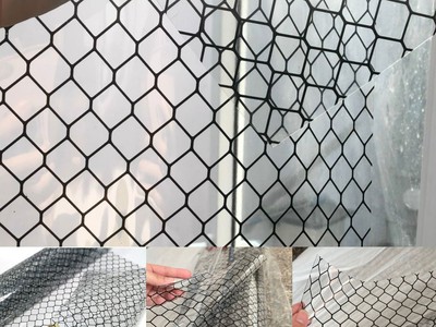 Màng nhựa pvc mắt cáo chống tĩnh điện phòng sạch 0