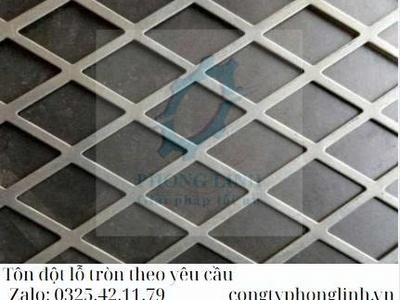 Tôn độ lỗ inox ,dập các loại lỗ theo yêu cầu 3