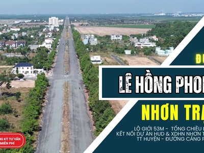 Bán nền đất mặt tiền đường lê hồng phong dự án hud nhơn trạch đồng nai 0