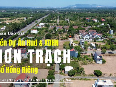 Bán nền đất mặt tiền đường lê hồng phong dự án hud nhơn trạch đồng nai 1
