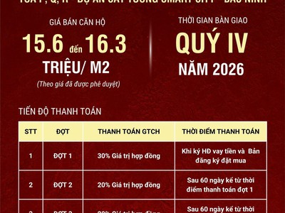 Hot hot hot- bán nhà ở xã hội - dự án cát tường smart city - yên phong - bắc ninh 3