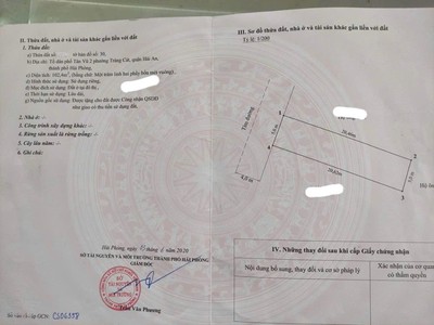 Bán đất mặt chính Tân Vũ 2, Tràng Cát 102,4m2 giá chỉ 3 tỷ 2