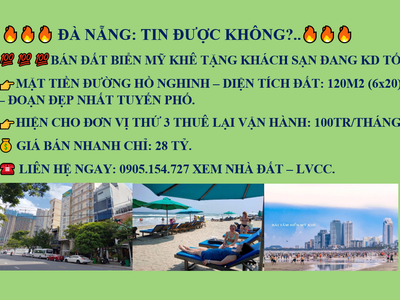 Chuyển Nhượng Khách sạn biển Mỹ Khê, đường Hồ Nghinh, Sơn Trà, Đà Nẵng giá sụp hầm. 11