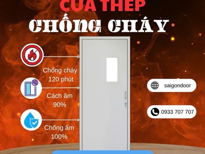 Cửa Thép Chống Cháy - SaiGonDoor 1