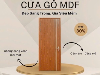 Cửa gỗ MDF 2
