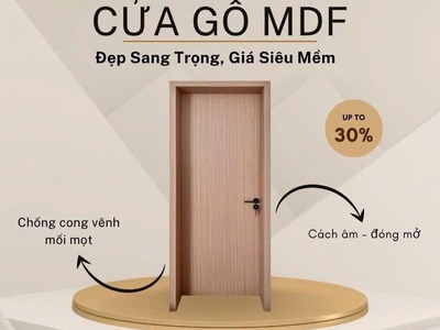 Cửa gỗ MDF 3