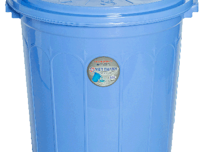 Thùng tròn 80L có nắp chất lượng cao, giao hàng nhanh toàn quốc 1