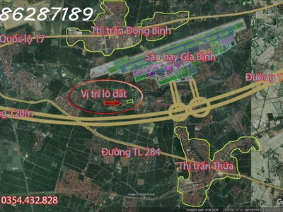 Chuyển nhượng lô đất đẹp sát sân bay gia bình tại tân lãng, lương tài, bắc ninh. 2