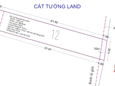  mặt tiền  đường b, khu biệt thự  adc  phú thạnh, tân phú   106m , giá 10.4 tỷ 1