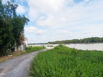 Bán đất view sông sài gòn - 2616m2 - 28x48 nở hậu 74m - 300m2 thổ cư - xã bình mỹ - củ chi 1