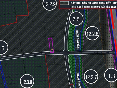 Bán đất đường 155 - 549m2 - 11x55 - 100m2 thổ cư - xã bình mỹ - củ chi 4