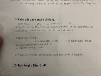 Nhà trung tâm huyện, thổ cư toàn bộ, 2 mặt tiền đường, sát bên là chợ huyện, bến xe, 3