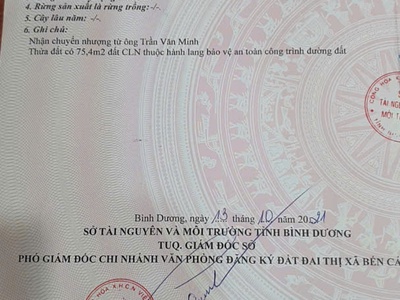 Chính chủ bán lô đất tại an điền 045, phường  an điền, thành phố bến cát, tỉnh bình dương. 3