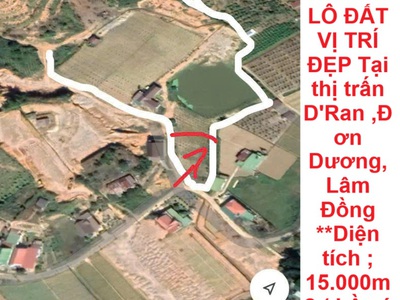Đất đẹp - giá đầu tư - cần bán nhanh lô đất vị trí đẹp tại thị trấn  d ran ,đơn dương, lâm đồng 0