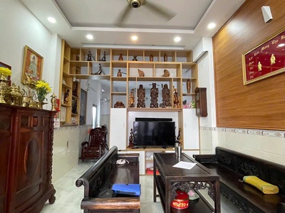 Bán nhà 2 tầng nở hậu khủng đường số 14 phường 8 gò vấp- 55m2  4 nở hậu 7m x12  4pn- sân thượng 1