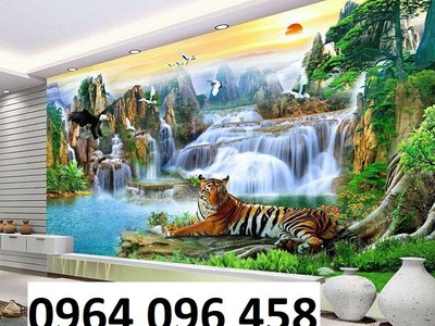 Tranh gạch 3d ốp tường tranh phong cảnh - CXV44 4