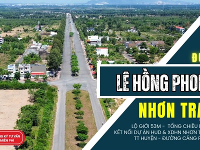 Cần bán 2 nền đất dự án hud nhơn trạch - mặt sau đường lê hồng phong lộ giới 53m. 1