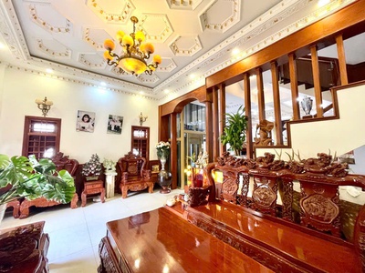Biệt thự 4 lầu ngang hiếm 11.5m hẻm 12m lê văn thọ 230m2 tặng full nt xịn t.máy chỉ 35 tỷ. 1