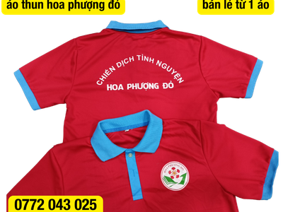 Bán áo thun hoa phượng đỏ giá tận xưởng 3