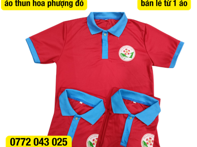 Bán áo thun hoa phượng đỏ giá tận xưởng 6