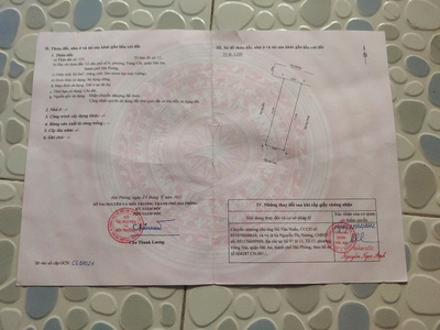 Chủ gửi bán lô đất ngõ 322 Thành Tô   Tràng Cát gần công viên TDC Sân Bay đường nhựa rộng 6m giá chư 0