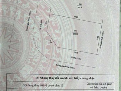 Bán lô góc 2 mặt tiền KDC Trần Hưng Đạo, TP Hải Dương, 220.38m2, đối diện chung cư, KD tốt 3
