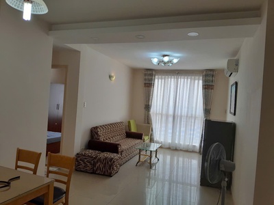 Cho thuê căn hộ Sinh Lợi, KDC Trung Sơn, đường số 9A, Bình Chánh : -	 Diện tích 80m2, tầng trung 5