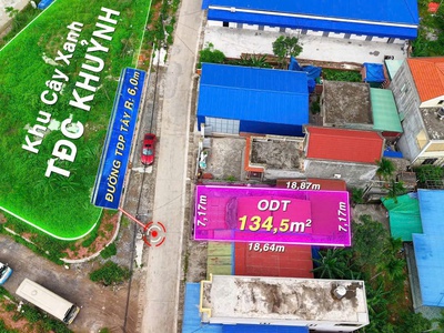  Bán 134m2 Đất Thuỷ Đường, Nhìn Ra TĐC Khuỷnh, Đường QH 17m Giá Cực Đẹp Hơn 5 tỷ  0