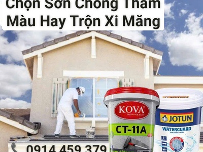 Chọn Sơn Chống Thấm Màu Hay Chống Thấm Trộn Xi Măng 0