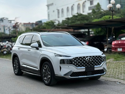 Hyundai SantaFe Cao cấp 2.2L HTRAC 2022 full dầu màu trắng. 2