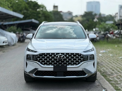 Hyundai SantaFe Cao cấp 2.2L HTRAC 2022 full dầu màu trắng. 5