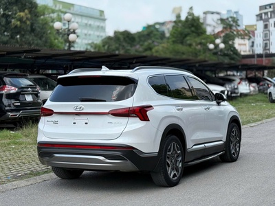 Hyundai SantaFe Cao cấp 2.2L HTRAC 2022 full dầu màu trắng. 9