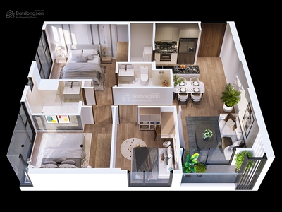 Căn hộ 2 PN view sông thương hiệu hạng sang Masterise Homes chỉ 4,8 tỷ bàn giao full nội thất 2