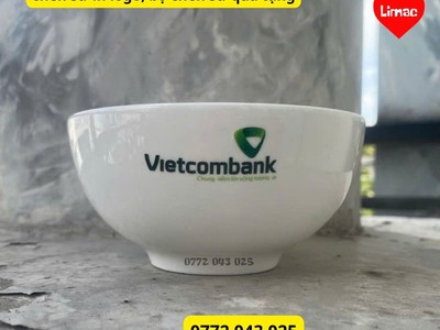 Xưởng in bộ chén sứ cao cấp   in logo theo yêu cầu 0