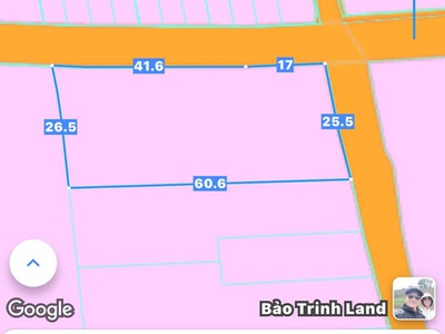 Bán lô đất góc 2 mặt tiền đường nhựa xã phước long thọ, huyện đất đỏ   brvt 1