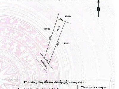 Chủ kẹt cần bán 890tr 188m2 , 80m2thổ  nở hậu mặt tiền đường nhựa 1