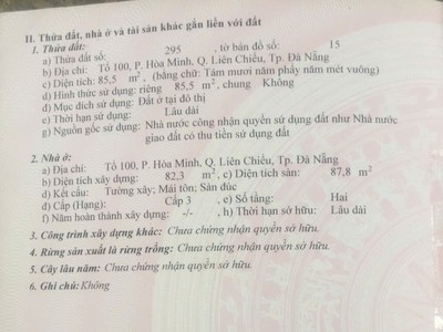 Hot hot cần bán nhanh nhà đẹp 2 tầng 145 nguyễn thúy, hòa minh    đà nẵng 4