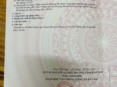 Đất đẹp   giá đầu tư  - cần bán lô đất vị trí đẹp  tại p. ngô mây, thành phố kon tum, t. kon tum 1