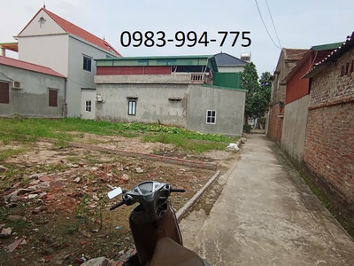 Bán đất lương tài, bắc ninh. 100m2   mt 6m   1,1 tỷ. đường ô tô, làng nghề. 1